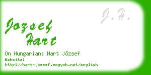 jozsef hart business card